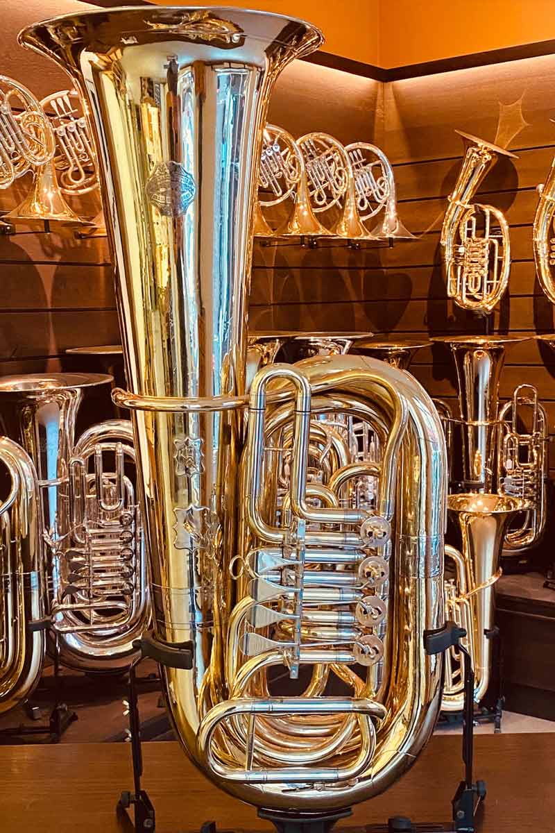 Tuba restoration Vogt instruments Leipzig afterwards