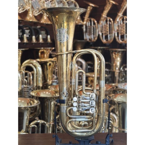 Julius Hermann Altrichter F-Tuba Vintage um 1890 Hoflieferant Prinz ...